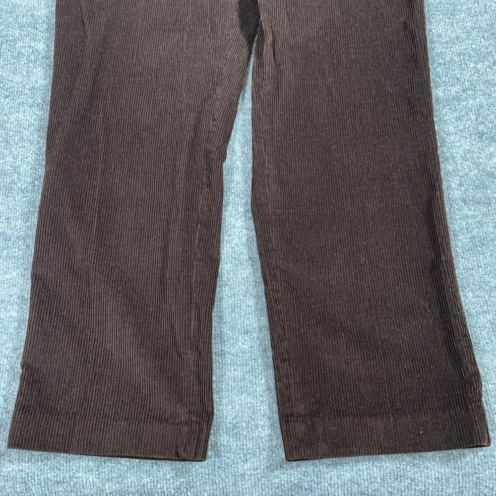 Lauren Ralph Lauren Pants Mens 38x32 Brown Corduroy Flat Front Pocket #AB452 - Picture 4 of 9
